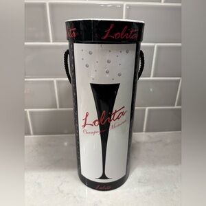 NWOT Lolita Champagne Glass holiday naughty or nice